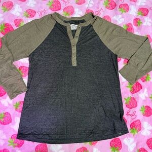 Prana Cozy Up Henley – Relaxed Baseball-Style Top, Women’s small